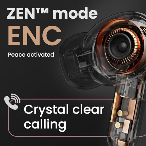 GOBOULT Z20 Made in India Ear Buds Wireless with 51H Playtime, Clear Calling ENC Mic, Low Latency Gaming, 10mm Bass Drivers Earbuds Buds TWS Bluetooth (Ivory White) - Image 6