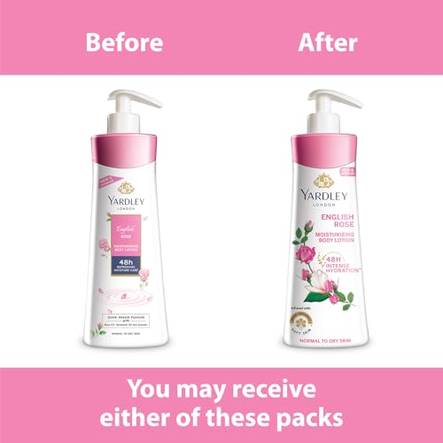 Yardley London English Rose Moisturizing Body Lotion With Germ Shield| Infused With Rose & Geranium Oil| Daily Use Hand & Body Lotion With Vitamin C & B3 For Women| 400ml - Image 5