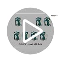 Philips 10 w LED Bulb|3 Colors in 1 LED Bulb|Scene Switch Bulb for Home & Decoration|Color: Tunable White, Pack of 4, b22d - Image 2