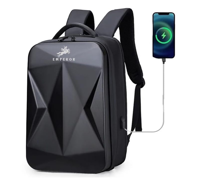 TRUE HUMAN® Anti-Theft backpack with USB charging port with anti-theft pockets, Laptop bag/office bag/travel bag for men and women