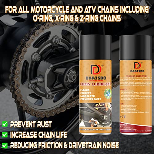 Chain Lubricant, 300 ml, Prevent Rust, Clear, Synthetic, 400g, Motorcycle & Forklift Chains, Harsh Environments - Image 2