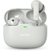 Pebble BlissBuds Ultra with Deep Bass, ANC, ENC Quad Mic, Dual Pairing, Clear Voice Bluetooth Gaming(Cool White, In the Ear) - Image 3