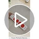 Goldmedal i-Design 4x1 Extension Board | 4 Universal Sockets | Master Switch with LED Indicator | 3 Pin Plug | 2-Meter Extension Cord | Multi Plug for Home Appliances & Office | Red & White - Image 2