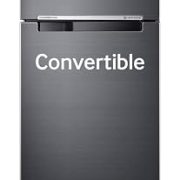 Samsung 256 L, 3 Star, Convertible, Digital Inverter with Display Frost Free Double Door Refrigerator (RT30C3733BX/HL, Luxe Black)