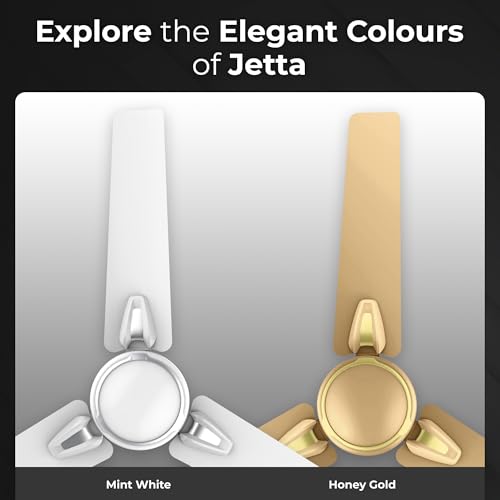 RR Signaure Jetta 1200 MM Designer High Speed Ceiling Fan for Home | (Honey Gold, Pack of 1), 2 Years Warranty - Image 6