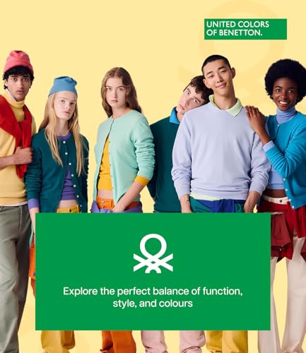 United Colors of Benetton Polo T Shirt | Collar Tshirts | Half Sleeves Plain T Shirt | Solid Polo T-Shirt with Colored Collar Tipping - Image 2