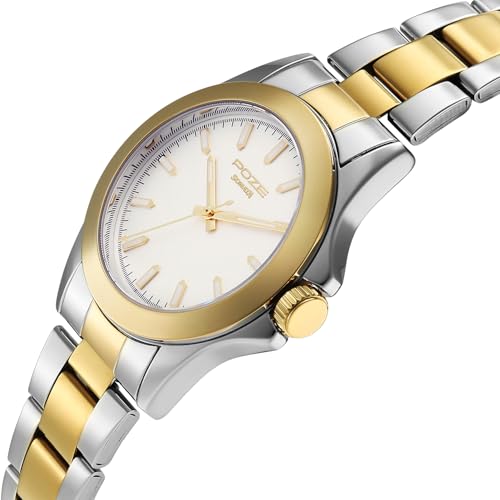 Sonata Poze 8 Quartz Analog with White Dial IPS+IPG Stainless Steel Strap Watch for Men - SP70105BM01W - Image 3