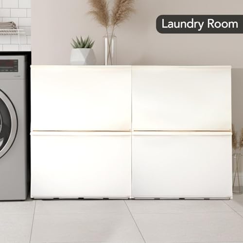 Cello Maple 2 Tier Wall Mount Multipurpose Storage Cabinet White | Lightweight & Sturdy Space Saving Organizer for Living Room, Kitchen | Perfect for Clothes, Shoes Rack, Kitchen Accessories & Others - Image 6