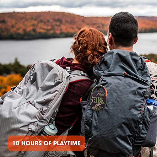 JBL Clip 4, Wireless Ultra Portable Bluetooth Speaker, Pro Sound, Integrated Carabiner, Vibrant Colors with Rugged Fabric Design, Dust & Waterproof, Type C (Without Mic, Blue) - Image 5