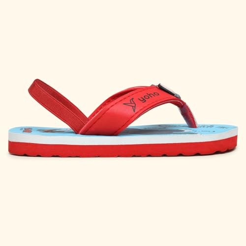 YOHO Tom and Jerry Slippers for Toddlers with Elastic Strap, Comfortable and Lightweight Flip-Flops Footwear for Kids/Babies, Official WB Merchandise -006 - Image 2