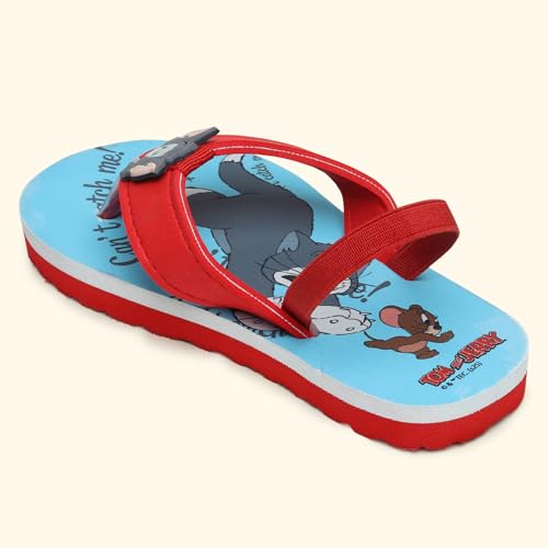 YOHO Tom and Jerry Slippers for Toddlers with Elastic Strap, Comfortable and Lightweight Flip-Flops Footwear for Kids/Babies, Official WB Merchandise -006 - Image 5