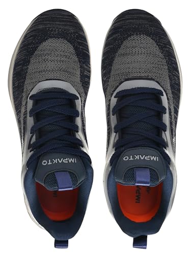 Impakto Woven Max Men's All Court Badminton,Squash Shoes Lightweight & Durable, X-Cushion Protection - Image 6