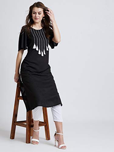 Rare Roots Women's Rayon Regular Kurta - Image 6