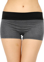 VAISHMA Women Boy Short Black, Grey Panty - Image 3