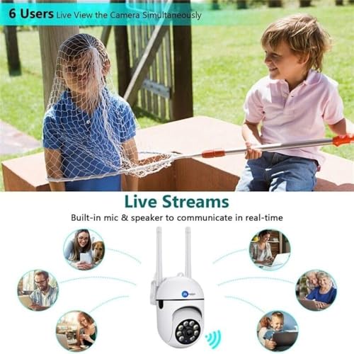 Maizic Smarthome 3 MP FHD WiFi Indoor Mini Fox Ptz Security Camera with Color Night Vision, 360° Ptz Rotation, Motion Tracking, Two Way Audio and Multi Users View - Image 4