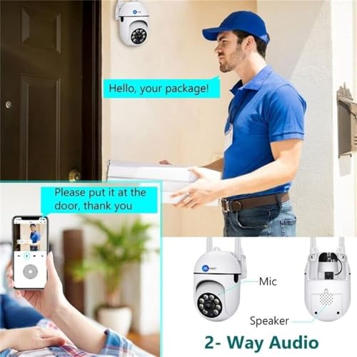 Maizic Smarthome 3 MP FHD WiFi Indoor Mini Fox Ptz Security Camera with Color Night Vision, 360° Ptz Rotation, Motion Tracking, Two Way Audio and Multi Users View - Image 5