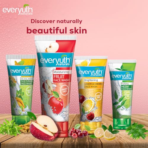 Everyuth Naturals Moisturizing Fruit Gel Face Wash 150g | Refreshing Facial Cleanser | Removes Dirt & Excess Oil | Hydrating Formula for Soft & Fresh Skin | Daily Use - Image 5
