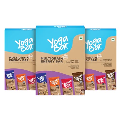 Yogabar Multigrain Energy Bars, 30 Bars | Healthy Diet with Fruits, Nuts, Oats and Millets | Gluten Free and High Protein | Packed with Chia and Sunflower Seeds - Image 6