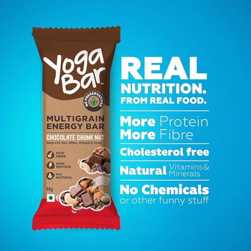 Yogabar Multigrain Energy Bars, 30 Bars | Healthy Diet with Fruits, Nuts, Oats and Millets | Gluten Free and High Protein | Packed with Chia and Sunflower Seeds - Image 7