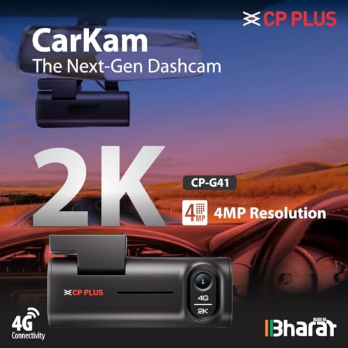 CP PLUS 2K 4G Dashcam | 4MP Resolution| Live GPS Tracking | 4G LTE Connectivity & Built-in Microphone | Supports G Sensor | Supports SD Card Upto 512GB Max | CP-G41 - Image 3