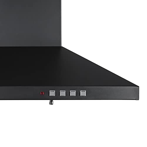 Faber 60 cm 1000 m³/hr Kitchen Chimney (HOOD PLUTO PB BF BK 60, Baffle Filter, Push Button, Black) - Image 6