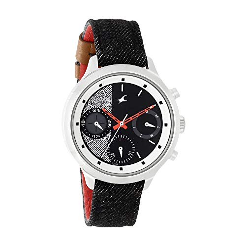 Fastrack Denim Analog Black Dial Women's Watch-6179SL01 - Image 2