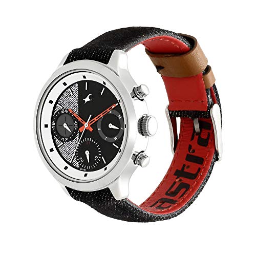 Fastrack Denim Analog Black Dial Women's Watch-6179SL01 - Image 3