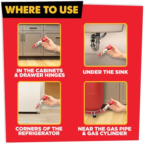 Hit Anti Roach Gel - Cockroach Killer (20G) | Kitchen Safe | Odourless | Fast And Convenient, Pack Of 1 - Image 6