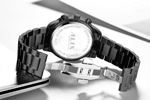 ALIX Stylish Chronograph Date Display Water Resistant Analog Watch for Men - Image 2
