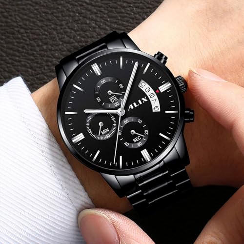 ALIX Stylish Chronograph Date Display Water Resistant Analog Watch for Men - Image 6