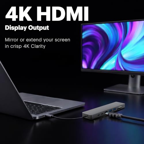Amkette 8-in-1 Type C Hub/Docking