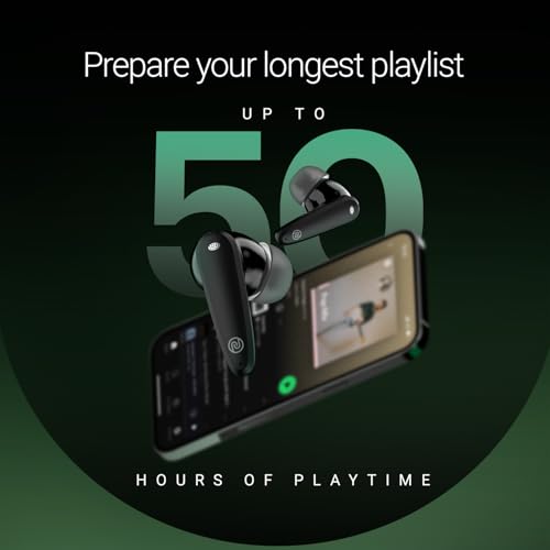 Noise Buds VS404 in Ear Truly Wireless Earbuds with 50H of Playtime,3 EQ Modes, Quad Mic with ENC, Instacharge(10 Min=200 Min),10mm Driver, BT v5.3 (Jet Black) - Image 4