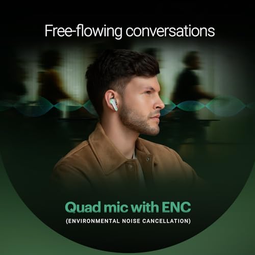 Noise Buds VS404 in Ear Truly Wireless Earbuds with 50H of Playtime,3 EQ Modes, Quad Mic with ENC, Instacharge(10 Min=200 Min),10mm Driver, BT v5.3 (Jet Black) - Image 7