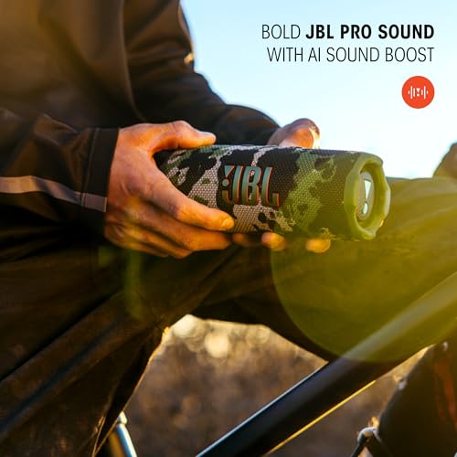 JBL Flip 7 Wireless Portable Bluetooth Speaker, Bold Pro Sound with AI Sound Boost, 16Hrs of Playtime, IP68 Water & Dustproof, Multi-Speaker Connection by Auracast, Personalization App (Black) - Image 6