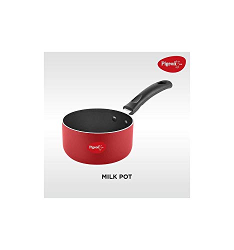 Pigeon Favourite 7 Piece Gift Set Non-Stick Coated Comes with Fry Pan, Kadhai, Lid, Sauce Pan, Spatula, Tadka Pan and a Tawa - Gas Stove Compatible (Red) - Image 6