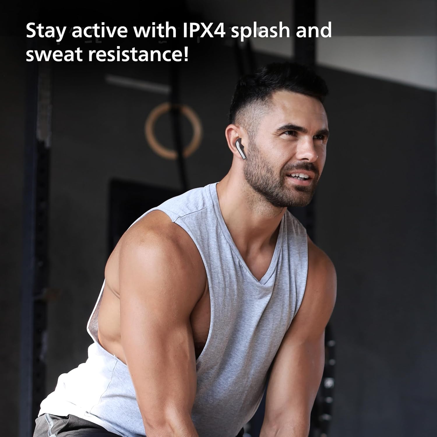 Philips Audio TAT1179RD/94 True Wireless in Ear Earbuds with Pocket Sized Charging Case, Play Time Upto 45Hrs, 10mm Dynamic Drivers, Inbuilt Mic, IPX4 Splash & Sweat Resistant (Red) - Image 6