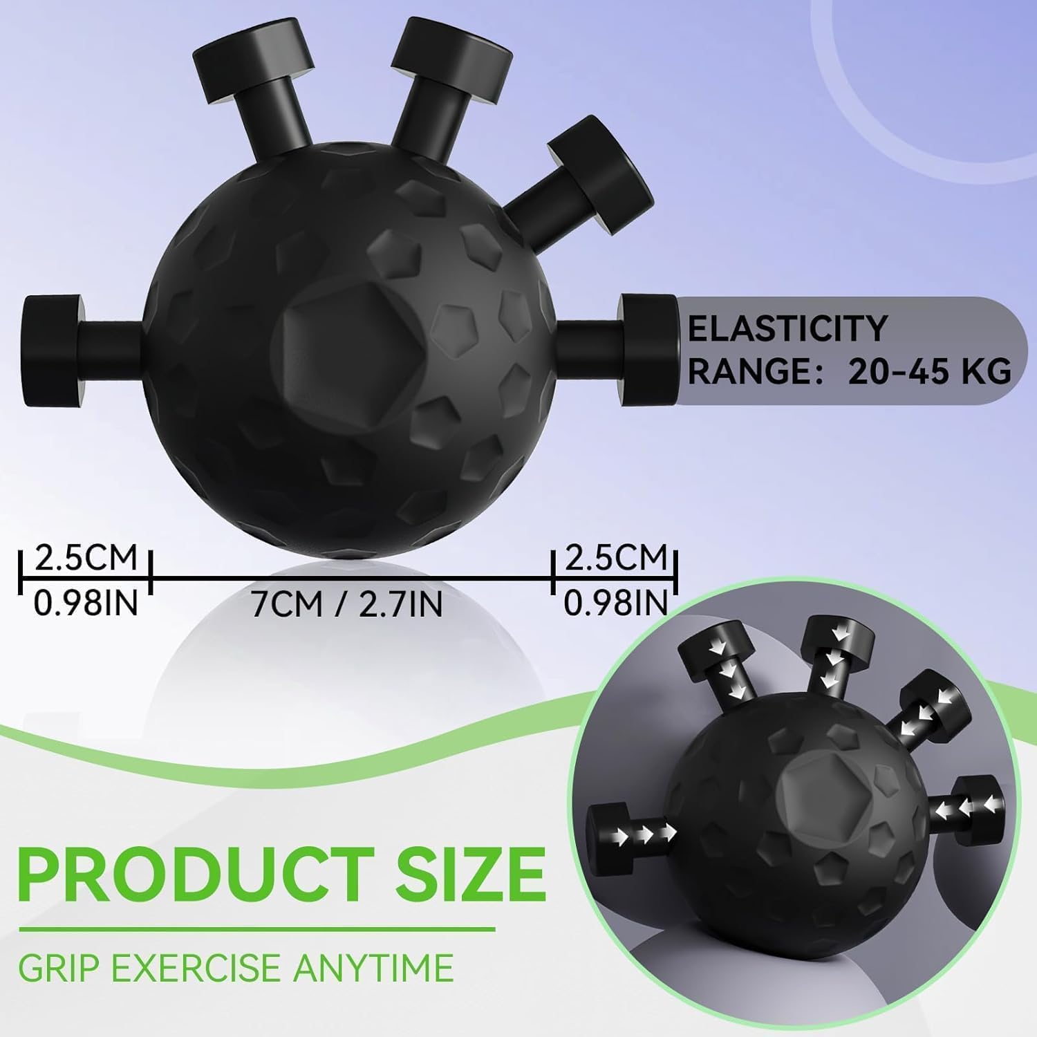 Hand Grip Strengthener,Ultimate Finger Exerciser