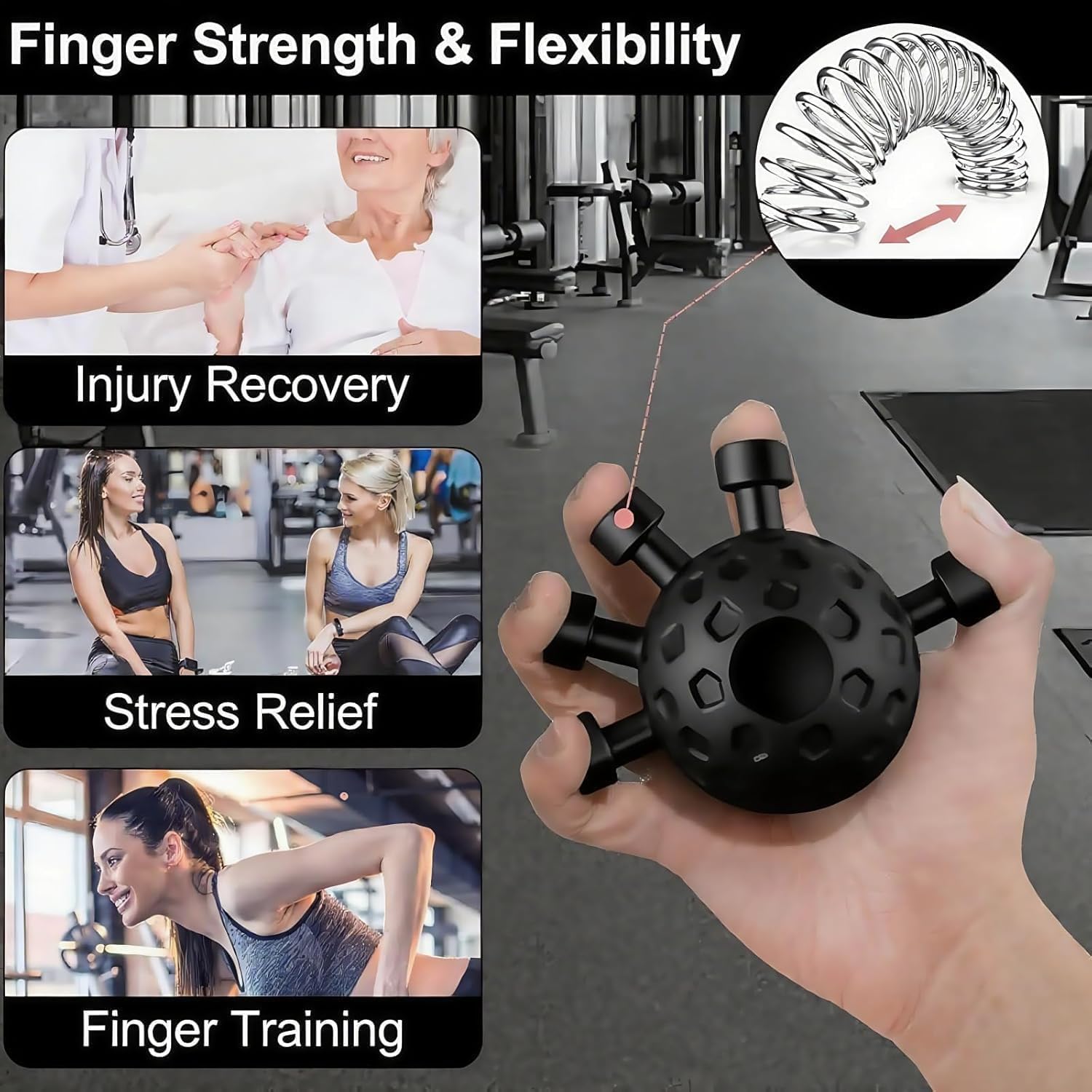 Hand Grip Strengthener,Ultimate Finger Exerciser