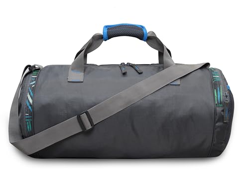 Sfane Sports Duffel Gym Bag for Men & Women (Grey) - Image 4