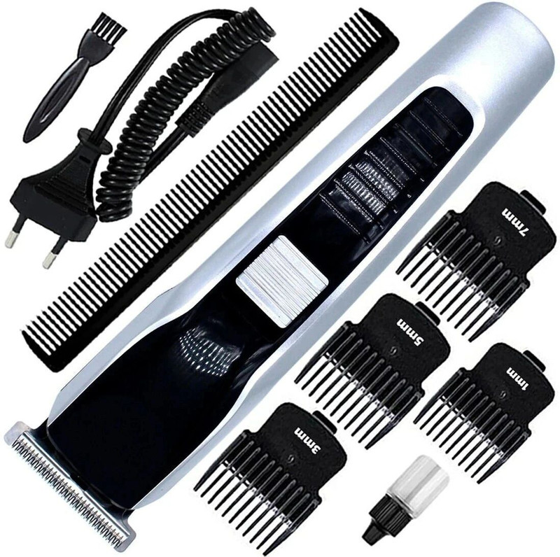 Zemei M New Professional Fast Charging Hair Clipper Razor Rechargeable Beard Moustache Fully Waterproof Trimmer 90 min Runtime 5 Length Settings(Black, Silver)