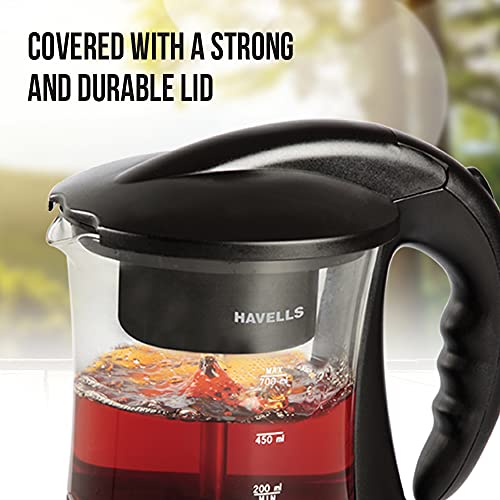 Havells Crystal Tea-Coffee Maker Glass