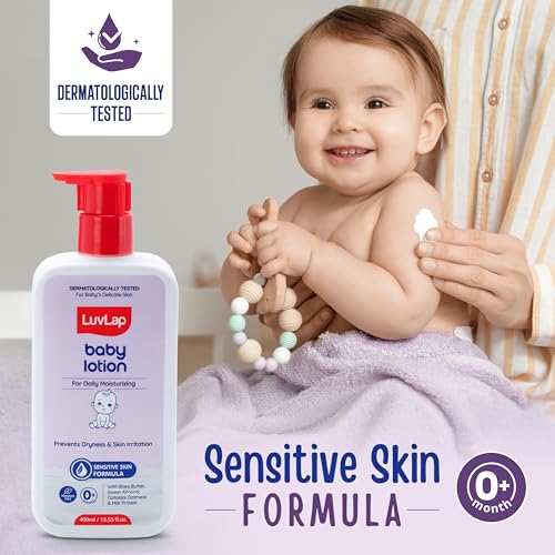 LuvLap Baby Shampoo 400 ml + Baby Lotion 400 ml Combo Set - Image 3