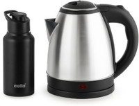 cello Quick Boil Lifestyle Kettle 1.5 L + Sippa 500 ML Stainless Steel Water Bottle Electric Kettle(1.5 L, Silver) - Image 3