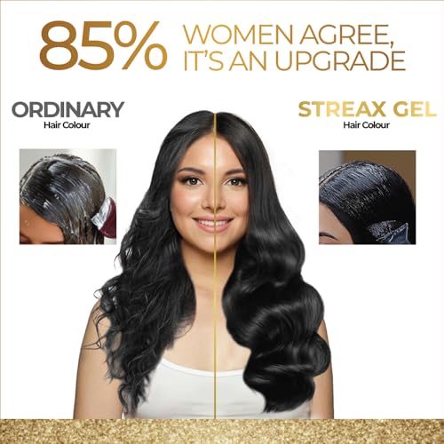 Streax Gel Hair Colour for Women & Men, Natural Black 1, 150 ml | Hair Colour Black| 100% Grey Coverage | Long Lasting Hair Color, Easy to Use | Ammonia-Free Hair Color, Lasts Up to 20 Washes - Image 6