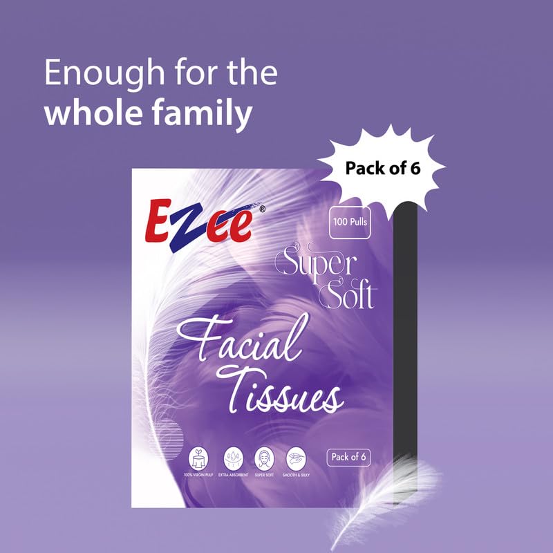Ezee 2 Ply Facial Tissue