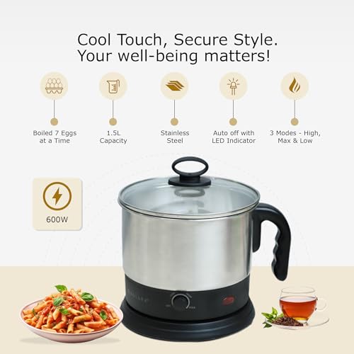 SOLARA Electric Kettle Multipurpose 1.5