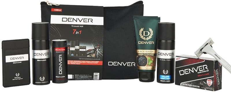 DENVER Blackcode Men's Grooming Kit(7 Items in the set)