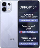OPPO K13 5G with 7000mAh and 80W SUPERVOOC Charger In-The-Box (Icy Purple, 128 GB)(8 GB RAM) - Image 3