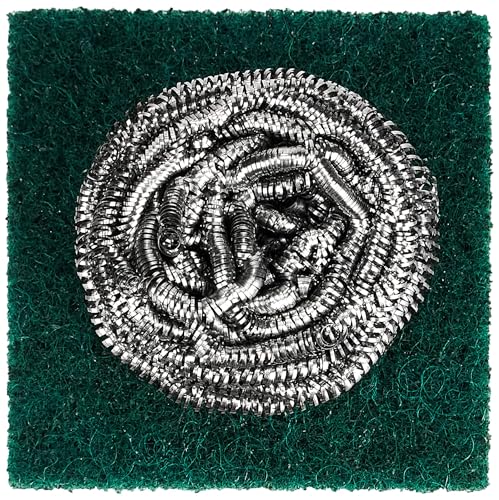 Presto! Stainless Steel Scrubber (15g) and Scrub pad Combo Pack of 1 - Image 7