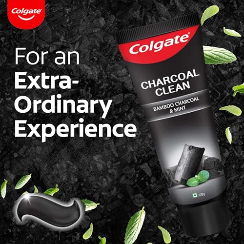 Colgate Charcoal Clean Deep Clean Oral Care Toothpaste, Bamboo Charcoal and Mint (Black Gel) 240g Saver Pack - Image 3
